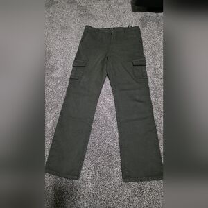 Dark Green Cargo Jeans Size 12